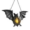 Halloween Simulation Bat LED Lantern, Halloween Decoration Bat Pendant Lights Lamps for Halloween Party