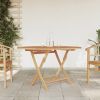 Folding Patio Table âˆšÃ² 47.2"x29.5" Solid Wood Teak