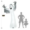 12 Feet Halloween Inflatable Spooky Ghost with Blower and LED Lights