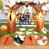 8 Feet Tall Halloween Inflatable Dead Tree Archway Decor with Bat Ghosts and LED Lights