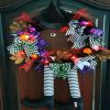 Halloween Wreath Door Hanging Wreath Haunted House Decoration Hanging