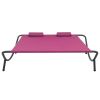 Patio Lounge Bed Fabric Pink