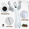 12 Feet Halloween Inflatable Spooky Ghost with Blower and LED Lights