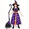 Halloween Witch Broom, Broom Props, Halloween Performance Role -playing Party, Halloween Clothing Decoration