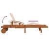 Sun Loungers 2 pcs Solid Wood Acacia