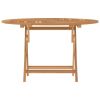 Folding Patio Table âˆšÃ² 47.2"x29.5" Solid Wood Teak