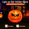 4 Feet Halloween Inflatable Pumpkin with Build-in LED Light