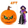 4 Feet Halloween Inflatable Pumpkin with Build-in LED Light