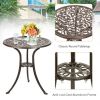 3 Pcs Cast Aluminum Bistro Set