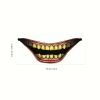 10 Pcs, Halloween Prank Makeup Temporary Tattoo, Halloween Clown Scary Mouth Tattoo Stickers, Halloween Temporary Tattoo Face Decal Prank Props, Hallo