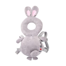 Baby Toddler Headrest Head Bump Protection Back Support (Option: Gray Rabbit)