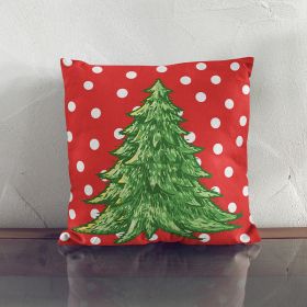 Christmas Pillow Cover Home Living Room (Option: Style 4-45 X45cm Without Pillow Linen)