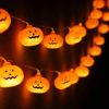 Halloween String Lights LED Pumpkin Jack-o-lanterns Lights Decorative Lights