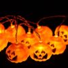 Halloween String Lights LED Pumpkin Jack-o-lanterns Lights Decorative Lights