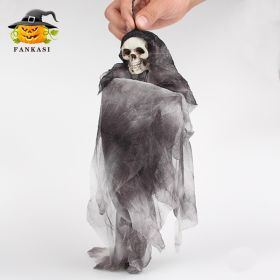 Halloween Hanging Ghost,Hanging Skeleton Ghost, Halloween Party Decoration (Color: Grey)