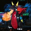 Halloween Festives Inflatable Spoof Ghost Yard Decoration With LED Lights