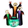 Halloween Outdoor Spoof Tree Monster Ghost Blow Up Yard Decoration W/ Built-In Led Lights