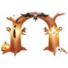 Halloween Outdoor Spoof Tree Monster Ghost Blow Up Yard Decoration W/ Built-In Led Lights