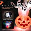 Happy Halloween Inflatable Spoof Ghost Yard Decoration With LED Lights