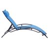 2PCS Set Chaise Lounges Outdoor Lounge Chair Lounger Recliner Chair For Patio Lawn Beach Pool Side Sunbathing