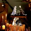 Halloween Skeletons 2 Pcs, Full Body Posable Joints Skeletons Decoration