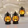 Halloween Lantern Portable Jack O Lanterns Retro Pumpkin Lantern Cute Halloween Decorations 1PCS