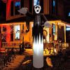 Halloween Festives Inflatable Spoof Ghost Yard Decoration With LED Lights