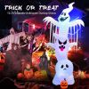 Holiday Backyard Decor Halloween Inflatable Horror Ghost  W/LED Lights