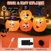 Halloween Festives Inflatable Spoof Ghost Yard Decoration With LED Lights