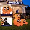 Halloween Festives Inflatable Spoof Ghost Yard Decoration With LED Lights