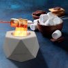 Tabletop Conrete Fire Bowl - Halloween Decor