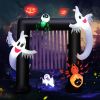 Halloween Outdoor Spoof Tree Monster Ghost Blow Up Yard Decoration W/ Built-In Led Lights