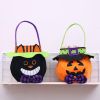 Halloween Pumpkin Bucket Handheld Bag Candy Gift Box