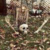 Realistic Skeleton Stakes Halloween Decorations Scary Skull Skeleton Hand Bone For Yard Lawn Stake Garden Graveyard home decor