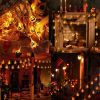 Halloween String Lights LED Pumpkin Jack-o-lanterns Lights Decorative Lights