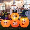 Halloween Festives Inflatable Spoof Ghost Yard Decoration With LED Lights