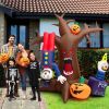 Halloween Festives Inflatable Spoof Ghost Yard Decoration With LED Lights