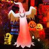 Holiday Backyard Decor Halloween Inflatable Horror Ghost  W/LED Lights