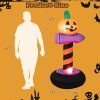 Holiday Backyard Decor Halloween Inflatable Horror Ghost  W/LED Lights