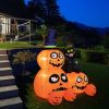 Halloween Festives Inflatable Spoof Ghost Yard Decoration With LED Lights