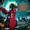 Halloween Festives Inflatable Spoof Ghost Yard Decoration With LED Lights