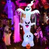 Holiday Backyard Decor Halloween Inflatable Horror Ghost  W/LED Lights