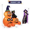 Halloween Festives Inflatable Spoof Ghost Yard Decoration With LED Lights