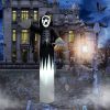 Halloween Festives Inflatable Spoof Ghost Yard Decoration With LED Lights