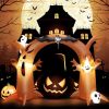 Halloween Outdoor Spoof Tree Monster Ghost Blow Up Yard Decoration W/ Built-In Led Lights