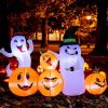 Halloween Festives Inflatable Spoof Ghost Yard Decoration With LED Lights