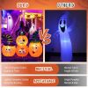 Halloween Festives Inflatable Spoof Ghost Yard Decoration With LED Lights