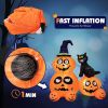 Halloween Festives Inflatable Spoof Ghost Yard Decoration With LED Lights