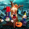 Halloween Festives Inflatable Spoof Ghost Yard Decoration With LED Lights