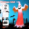 Holiday Backyard Decor Halloween Inflatable Horror Ghost  W/LED Lights